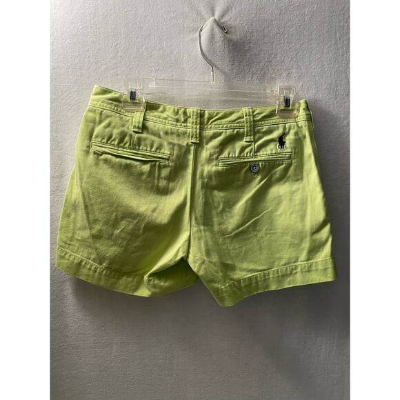 Polo lime green shorts blue & gold label size 2 - Picture 2 of 5